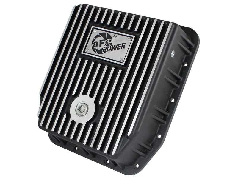 aFe Transmission Pan (Black); Ford Trucks 94-08 AODE