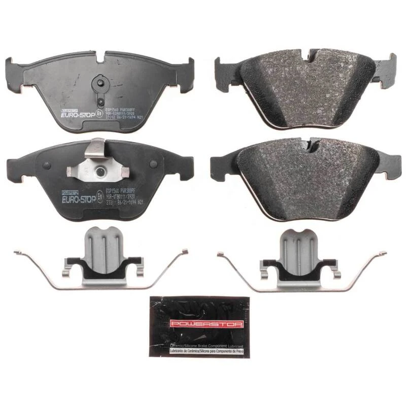 Power Stop 11-13 BMW 335is Euro-Stop ECE-R90 Front Brake Pads
