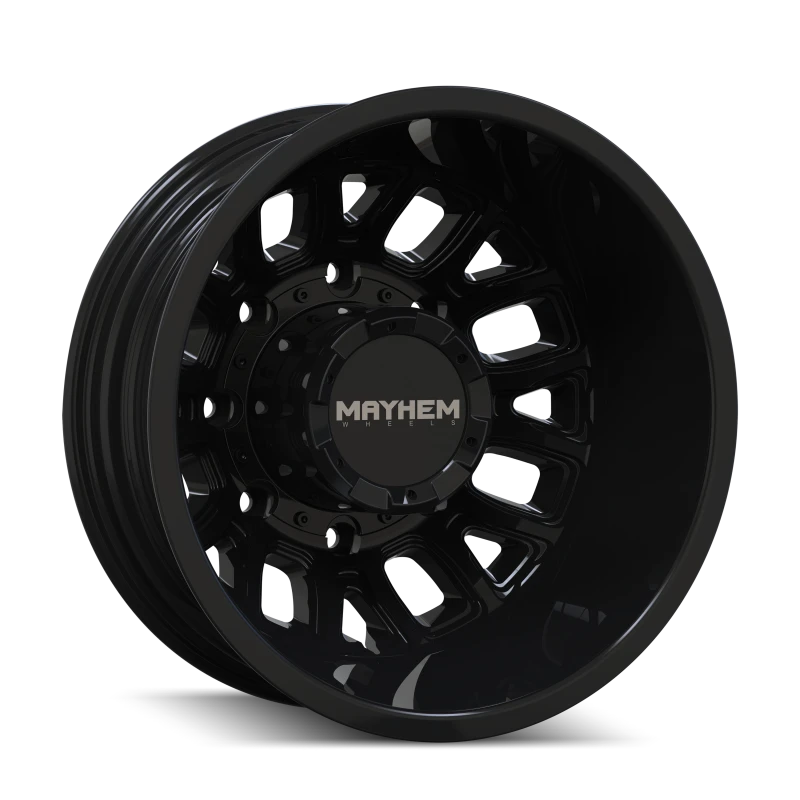 Mayhem Cogent Dually 8107D 17x6.5 8-200 BP -142mm Offset 142mm Bore Gloss Black