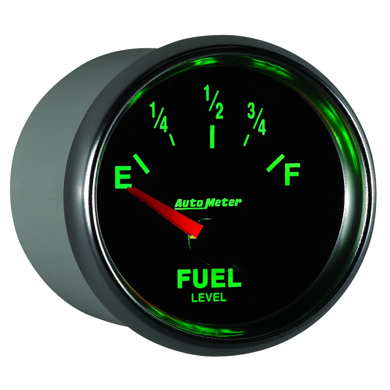 Autometer GS 52mm 0-90 ohms Short Sweep Electronic Fuel Level GM Gauge