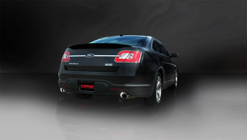 Corsa 2010-2019 Ford Taurus SHO 3.5L V6 Turbo Poliert Sport Kat-Back Auspuff