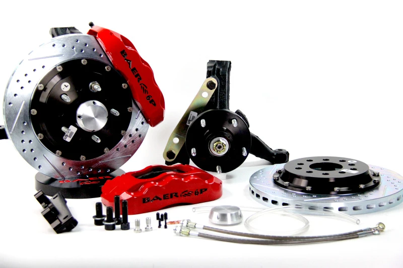 Baer Brakes 71-76 GM Impala/Caprice 14in Pro+ Front Brake Kit - Red