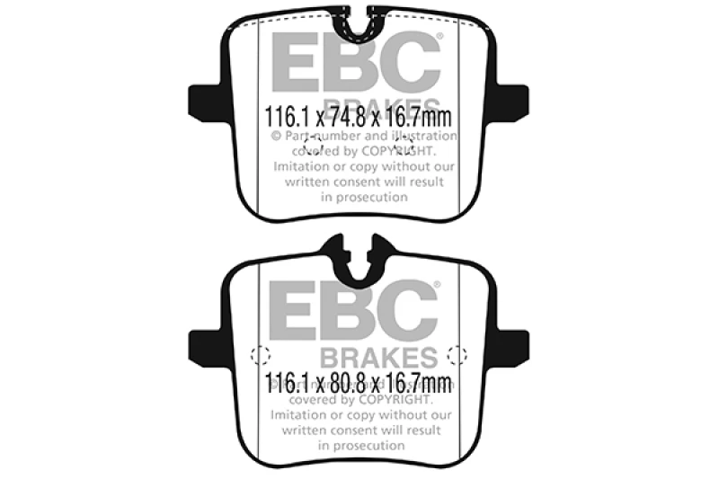 EBC 2018+ BMW M5 F90 Bluestuff Rear Brake Pads