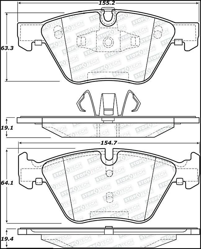 StopTech Street Brake Pads