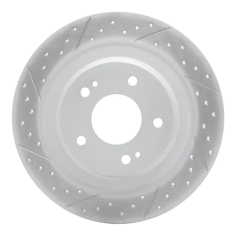 DFC 13-25 Mitsubishi Outlander Phev Rear Left Drilled & Slotted Geoperformance Rotor