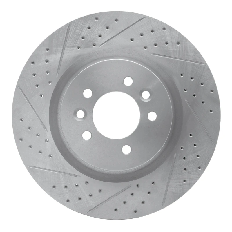 DFC 06-17 Land Rover Range Rover Sport Front Left Drilled & Slotted Geoperformance Rotor