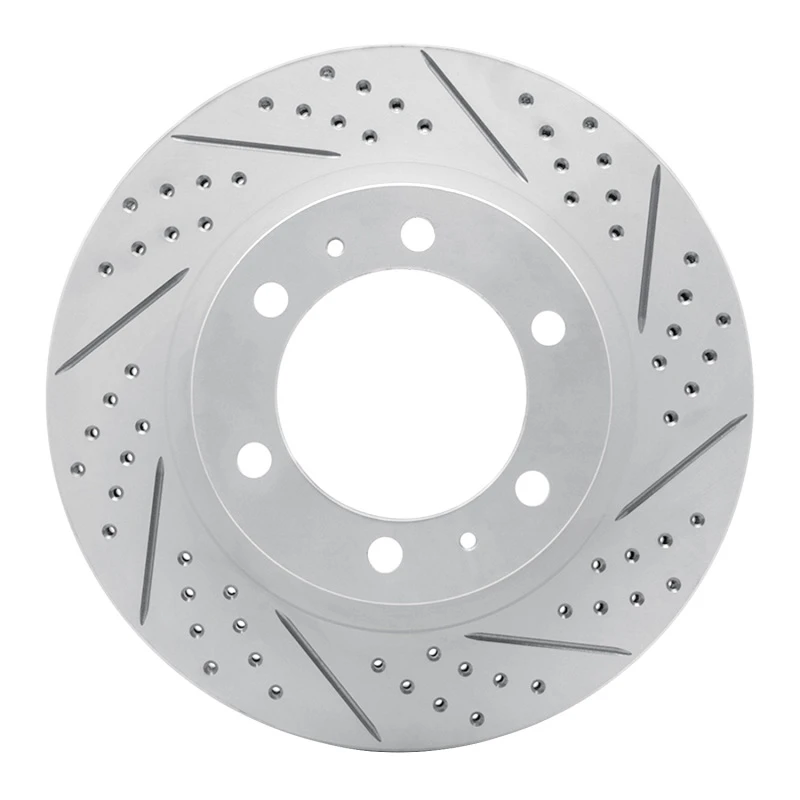 DFC 03-23 Toyota 4Runner Front Right Drilled & Slotted Geoperformance Rotor