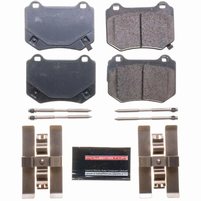 Power Stop Rear Z23 Evolution Sport Brake Pads w/Hardware for 18-19 Subaru WRX STi