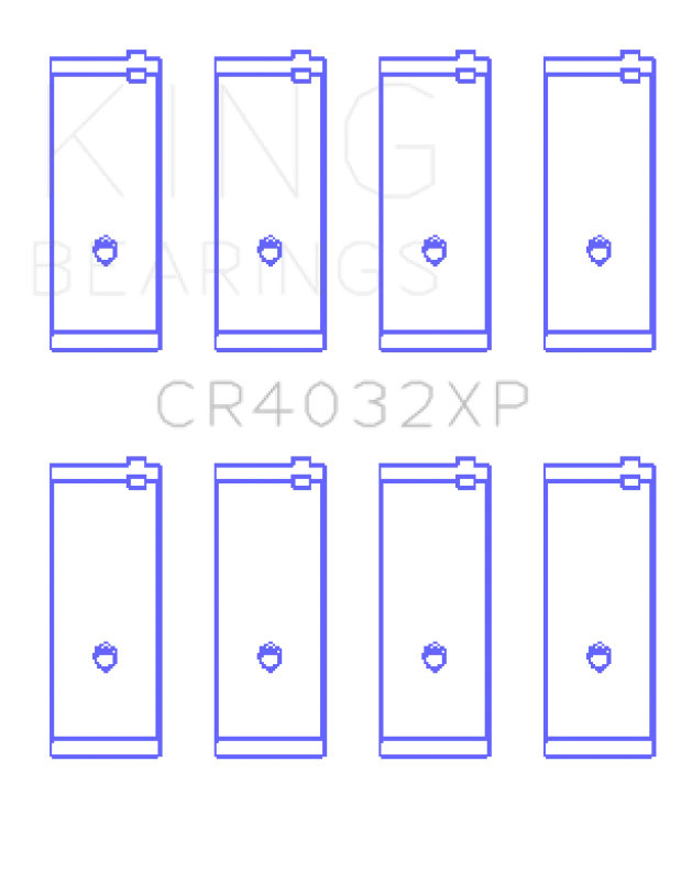 King Engine Bearings Toyota 4Age/4Agze/16V 1.6L (Größe +0,50mm) Pleuelzapfenlager-Satz