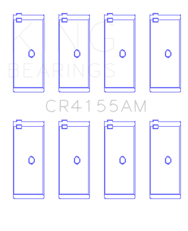 King Engine Bearings VW WA L4 / CH L4 Connecting Rod Bearing Set