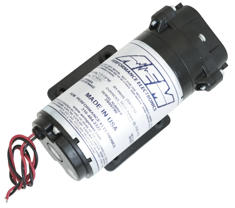AEM Wasser / Methanol Einspritzpumpe 6-Amp Recirculation-Style 200psi für One-Gallon Kit **Ersatz