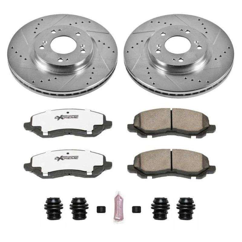 Power Stop Front Z26 Street Warrior Brake Kit for 06-12 Mitsubishi Eclipse