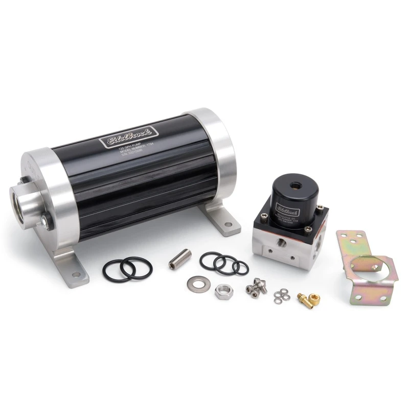 Edelbrock Kraftstoffpumpen-Kit 1794 Pumpe und 1729 Regler für EFI unterstützt bis zu 1500 PS