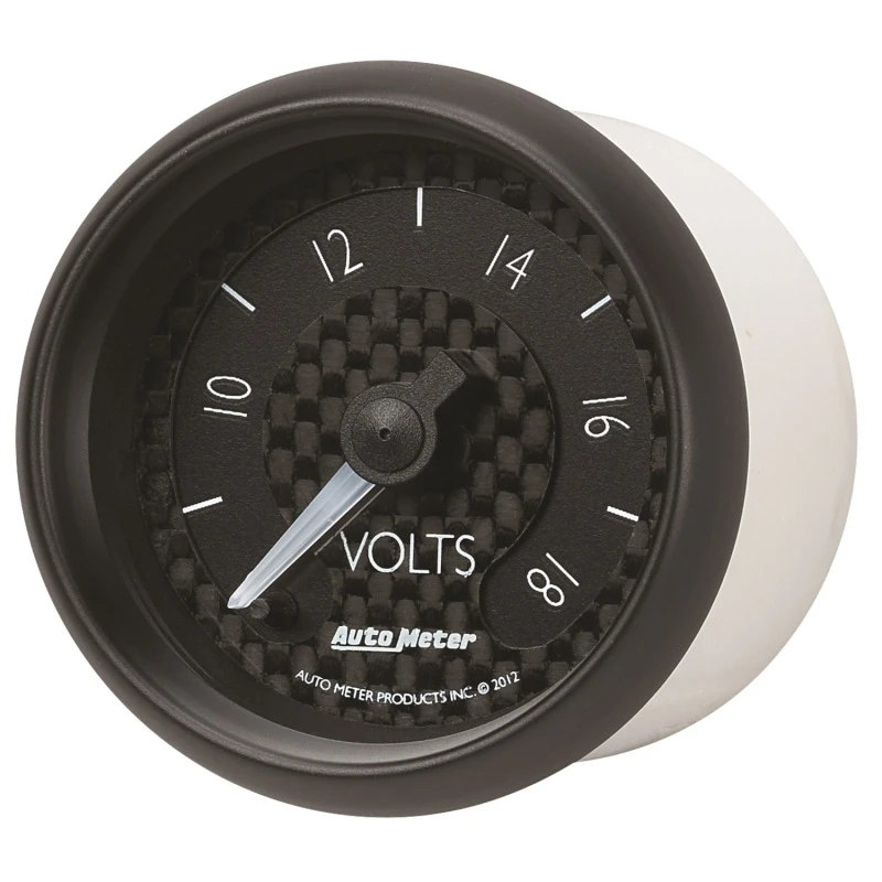 Autometer GT-Serie 52mm Voll-Sweep-Elektronik 8-18 Volt Voltmeter