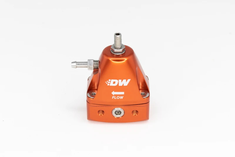 DeatschWerks DWR1000iL In-Line Adjustable Fuel Pressure Regulator - Orange