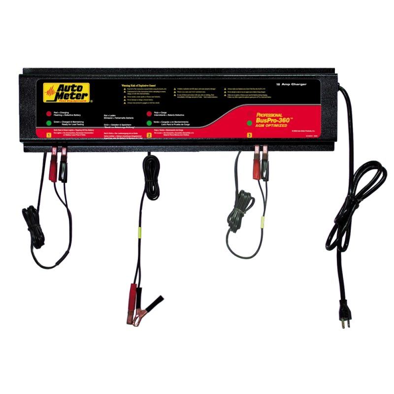 Autometer 120V 3-Station-Automatisierte Multi-Batterie-Ladestation 5 Ampere pro Station