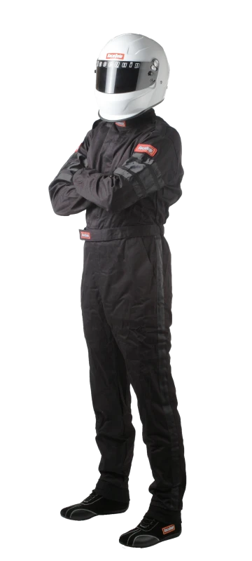 RaceQuip Black SFI-1 1-L Suit - 3XL