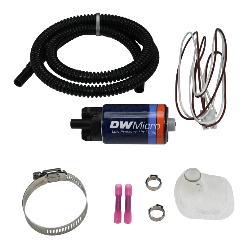 DeatschWerks DW Micro Series 210lph Low Pressure Lift Fuel Pump w/ Universal Install Kit