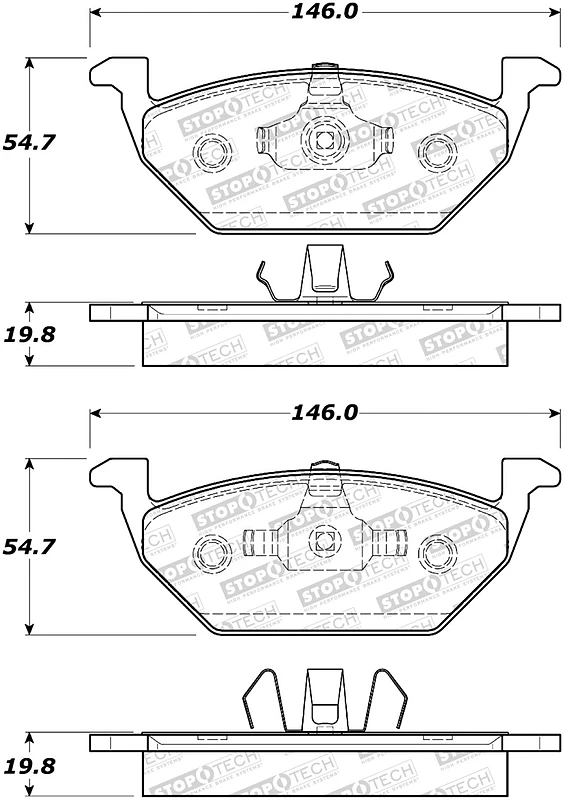 StopTech Street Select Brake Pads