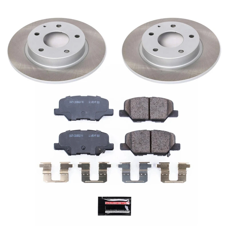 Power Stop 14-16 Mazda 3 Rear Semi-Coated Rotor Kit