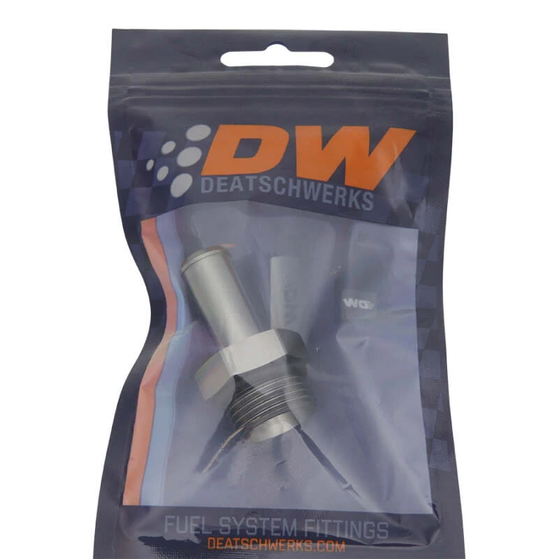 DeatschWerks 10AN ORB-Männlich auf 1/2 Zoll-Männlich-Barb-Fitting - eloxiertes DW-Titan