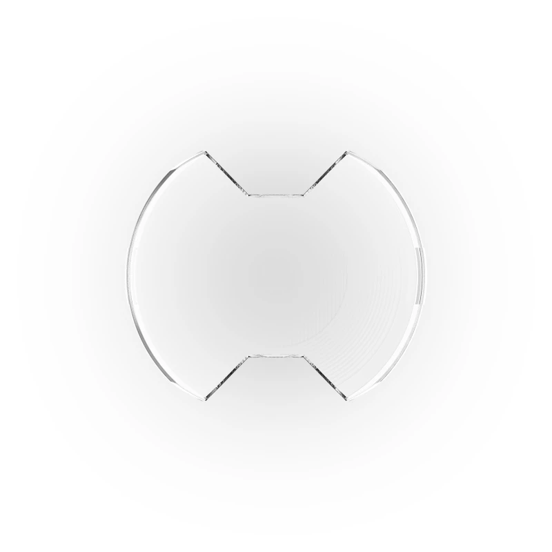 KC HiLiTES SlimLite 6-Zoll-Lichtschutz - SAE-Fahrscheinwerfer - Klar