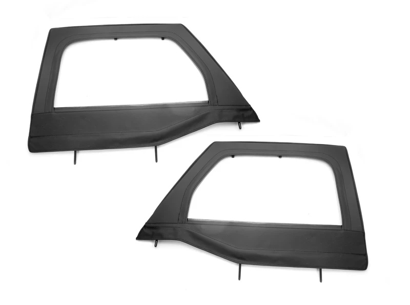 Rugged Ridge Oberes Soft-Door-Kit vorne Black Diamond 07-18 Jeep Wrangler JK