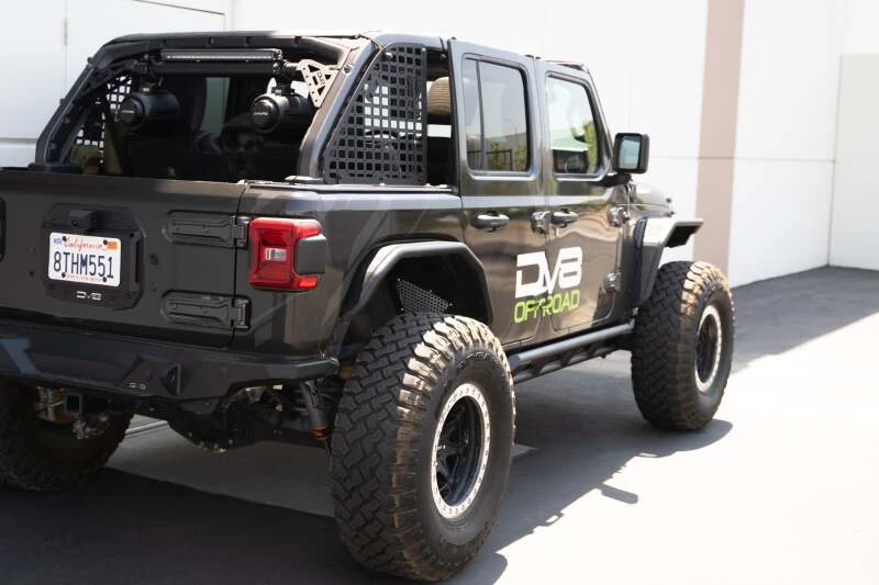 DV8 Offroad FS-15 Series Rock Sliders für 2018–2025 Jeep Wrangler JL 4-Türer