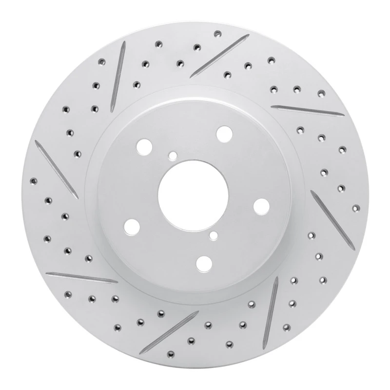 DFC 19-24 Subaru Forester Front Left Drilled & Slotted Geoperformance Rotor