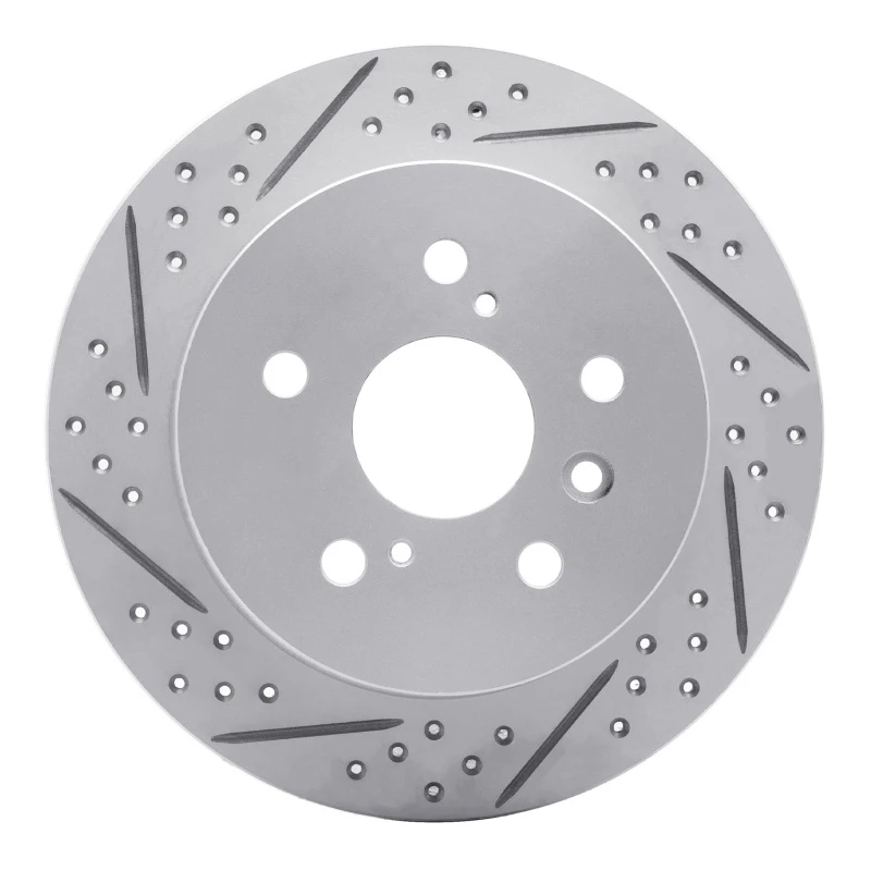 DFC 10-17 Lexus Ct200H Front Right Drilled & Slotted Geoperformance Rotor