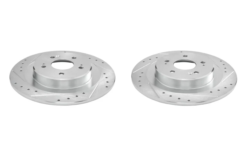 Power Stop 21-25 Acura TLX Rear Drilled & Slotted Rotor - Pair
