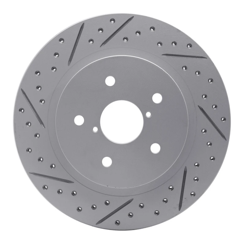 DFC 15-25 Subaru Legacy Rear Right Drilled & Slotted Geoperformance Rotor