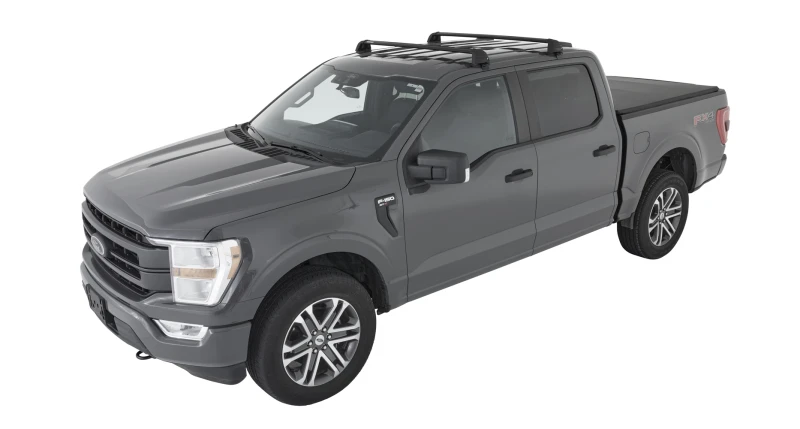 Rhino-Rack 04-08 Ford F150 Supercrew Vortex ROC25 Flush 2-Bar-Dachträger - Schwarz