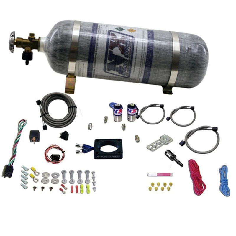 Nitrous Express 13-16 Dodge Dart 1.4L Turbo Nitrous Plate Kit (35-100HP) w/Composite Bottle