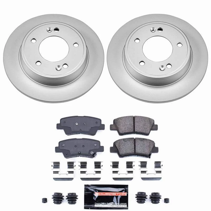 Power Stop 13-20 Hyundai Elantra GT Rear Z23 Coated Brake Kit