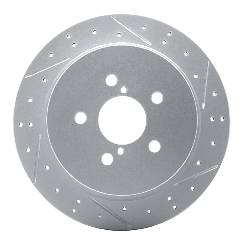 DFC 05-09 Subaru Outback Rear Right Drilled & Slotted Geoperformance Rotor