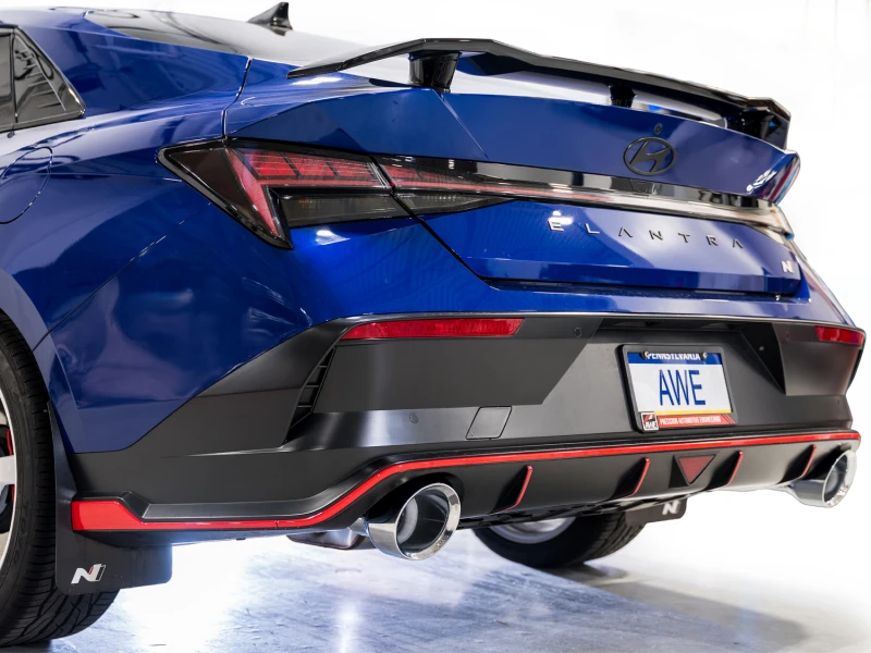 AWE 22-26 Hyundai Elantra N SwitchPath Cat-Back Exhaust - Chrome Silver Tips