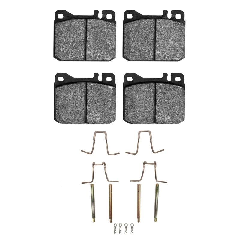 DFC 73-79 Mercedes-Benz 280CE Front 5000 Advanced Low Metallic Brake Pads and Hardware Kit