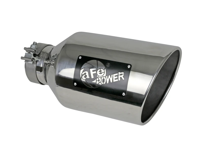 aFe Power MACH Force-Xp 304 Edelstahl-Klemmschlauch-Endrohr - Poliert