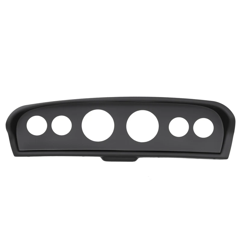 Autometer 61-66 Ford F100 Direktfit (2 3-3/8 Zoll & 4 2-1/16 Zoll) Instrumentenhalter - Schwarze Oberfläche