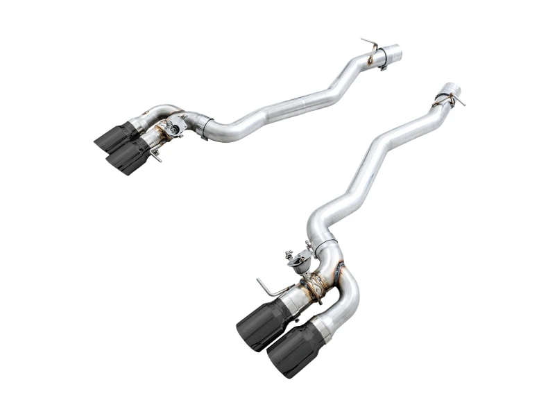 AWE Tuning 18-19 BMW M5 (F90) 4.4T AWD SwitchPath Axle-Back-Auspuff - Diamant-Schwarz-Tipps