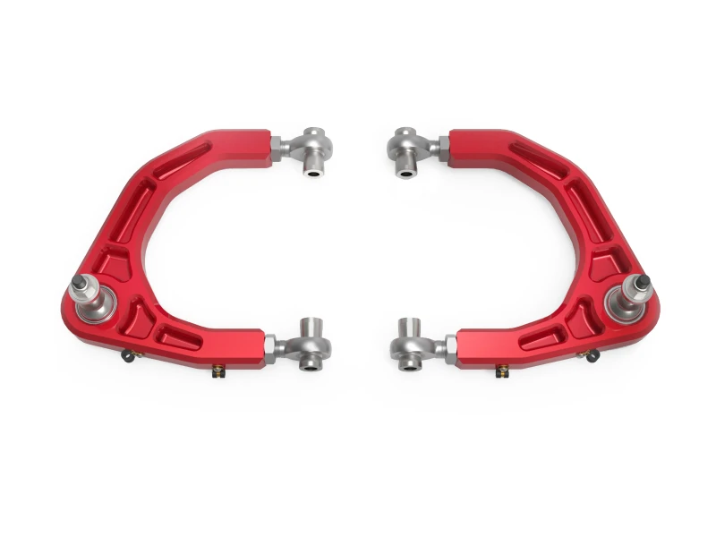 aFe Control 05-23 Toyota Tacoma Upper Control Arms - Red Anodized Billet Aluminum