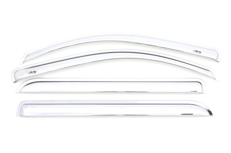 AVS 15-18 Chevy Silverado 2500 Crew Cab Ventvisor Front- und Heckfenster-Deflektoren 4-teilig - Chrom