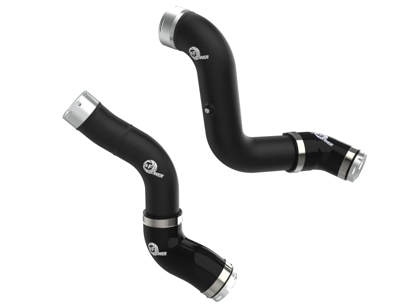 aFe BladeRunner Aluminum Hot and Cold Charge Pipe Kit for 23-25 GM Colorado/Canyon L4-2.7L - Black