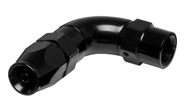 Vibrant -3AN 90-Grad-Hochfluss-Schlauch-Endstück für PTFE-beschichtete Schläuche - Aluminium