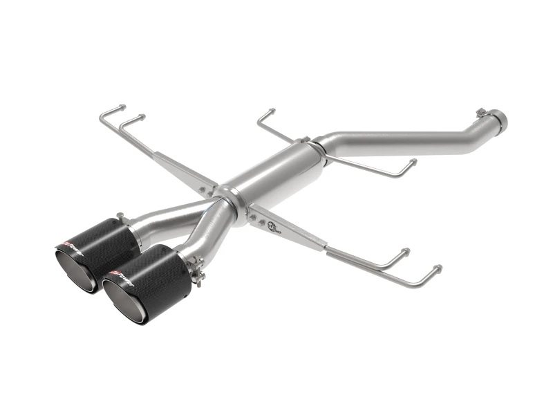 aFe Takeda 2.5in 304SS Axle-Back Exhaust System 17-19 Honda Civic Type R L4-2.0L (t)