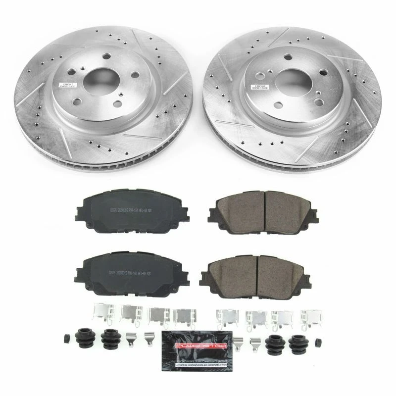 powerstop_K7895-67945cfe02c2b Power Stop 2019 Toyota Avalon Front Z23 Evolution Sport Brake Kit