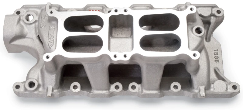 Edelbrock RPM Air-Gap Dual-Quad-Ansaugkrümmer für Ford 289-302 Small-Block