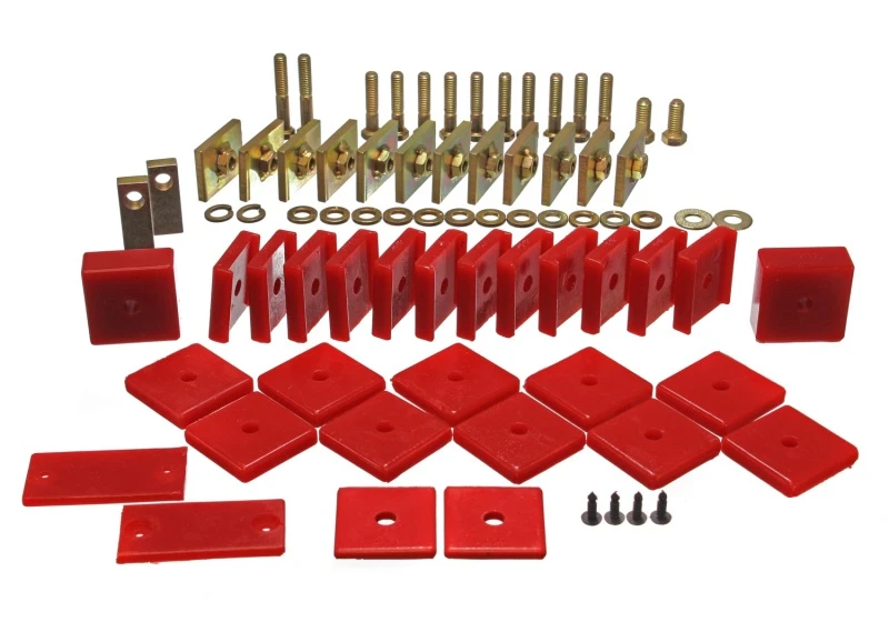 Energy Suspension Toy Land Cruiser Karosserie-Montagesatz - Rot