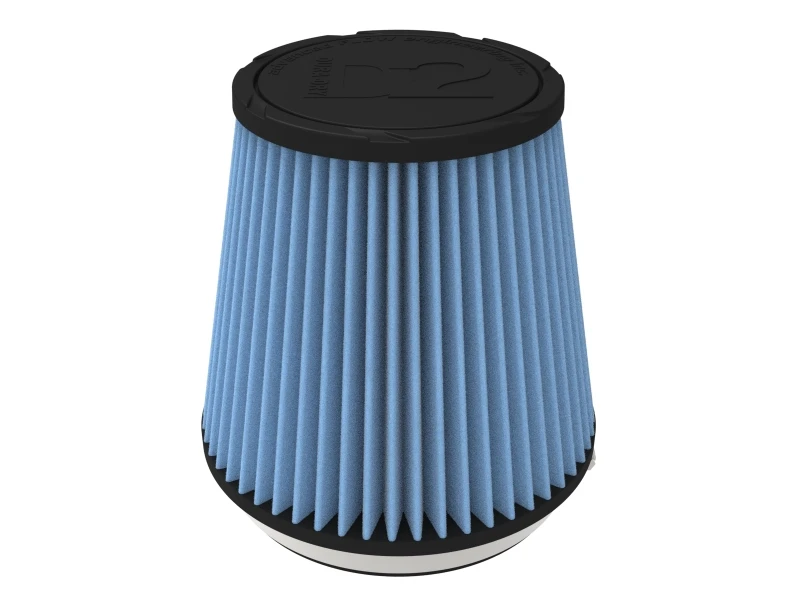 aFe POWER Universal Clamp-On Air Filter w/ D2 Dura-Dry Media - 6in F x 7.5in B x 5.5in T x 7in H